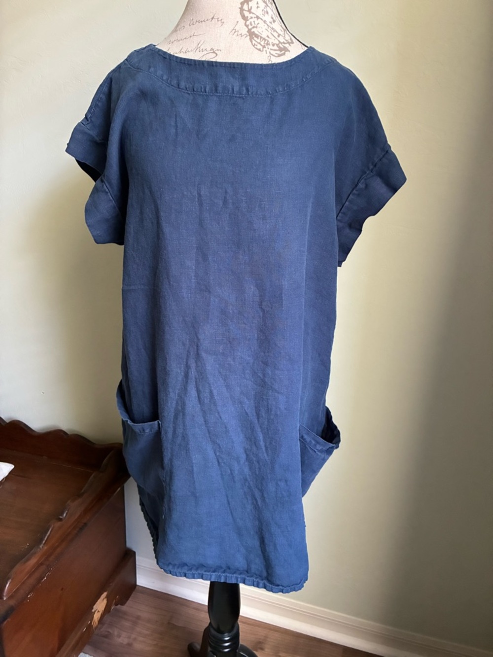 Bryn Walker Navy Linen Tunic